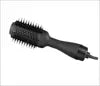 3 in 1 Black Hair Dryer and Hot Air Brush Straightener 1000W Salon One Step Comb Brush for Outdoor and Hotel Use