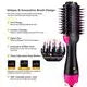 3 in 1 Black Hair Dryer and Hot Air Brush Straightener 1000W Salon One Step Comb Brush for Outdoor and Hotel Use