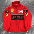 Embroidered F1 Racing Suit Casual Jacket Men and Women Motorcycle Cycling Jackets For Ferrari Roma 488 Portofino F08 Spider SF90