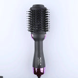 4 In 1 Hot Air Brush Styling Comb One-Step Heating Comb Hair Straightening Brush for Straight Curly Professional Hair Dryers