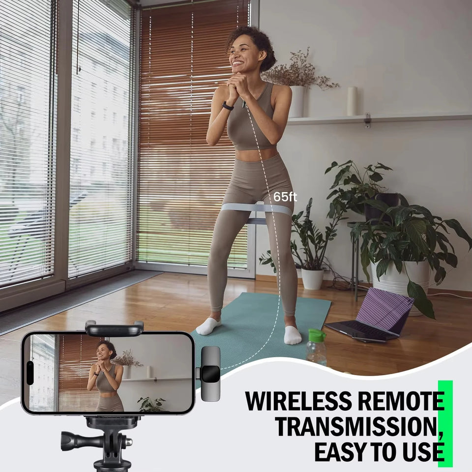 Xiaomi Wireless Lavalier Microphone Audio Recording Mini Replaceable Windproof Wool Microphone for iPhone16 Shoot vlog YouTube