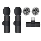 Xiaomi Wireless Lavalier Microphone Audio Recording Mini Replaceable Windproof Wool Microphone for iPhone16 Shoot vlog YouTube